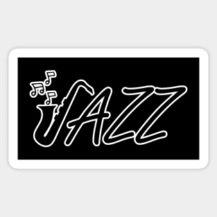 Jazz Saxophone Sticker